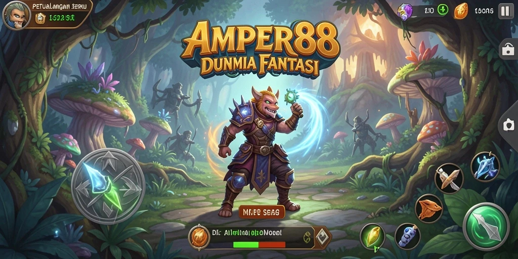 Tampilan screenshot AMPER88 yang menunjukkan aksi petualangan mendebarkan.
