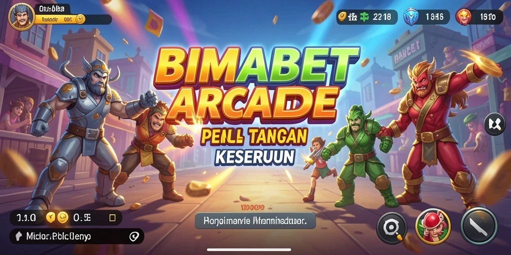 Tampilan gameplay Arcade yang penuh aksi dan tantangan di BIMABET.