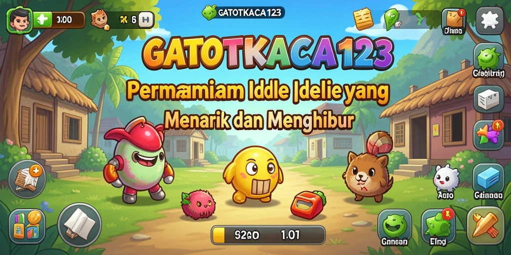 Screenshot utama GATOTKACA123 menunjukkan gameplay yang seru dan mengasyikkan.
