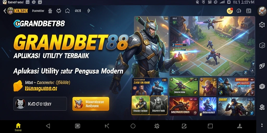 Tampilan antarmuka GRANDBET88 yang sederhana dan mudah digunakan.