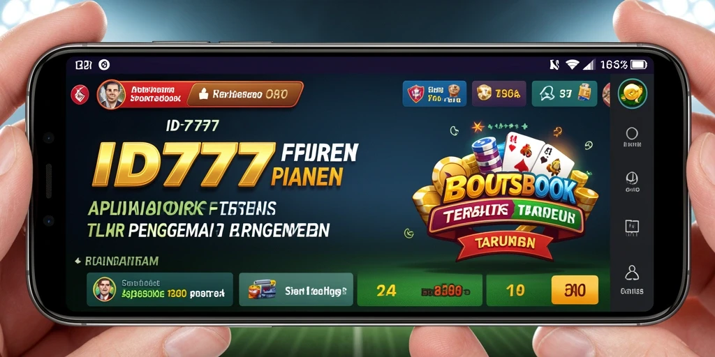Tampilan gameplay menarik dari aplikasi Sportsbook ID777