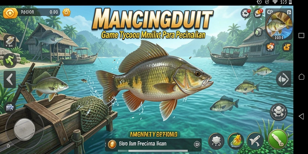 Tampilan menarik dari gameplay MANCINGDUIT dengan elemen Tycoon yang adiktif.