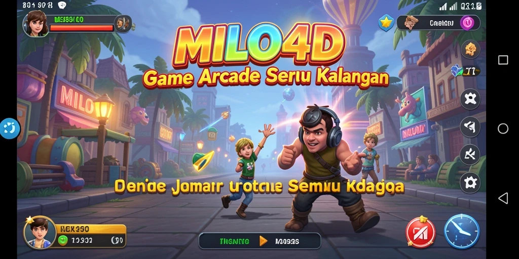 Screenshot gameplay <strong>MILO4D</strong> menampilkan aksi seru dan visual yang mengagumkan.