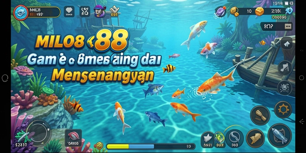Tangkapan ikan yang spektakuler dalam gameplay MILO88.