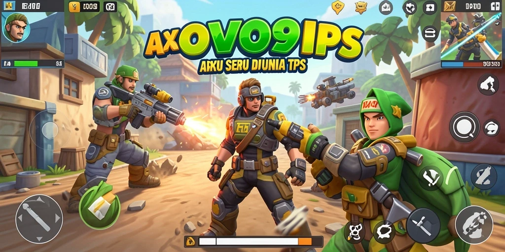 Tampilan menarik dari gameplay seru OVO99 di TPS.