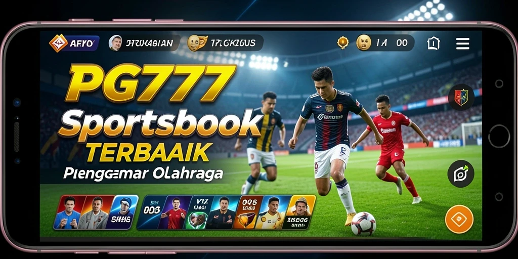 Tampilan screenshot PG777 menampilkan antarmuka taruhan olahraga menarik.