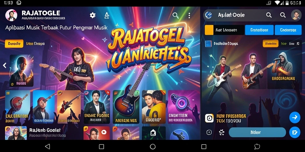 Screenshot gameplay RAJATOGEL menampilkan interaksi seru dengan musik.