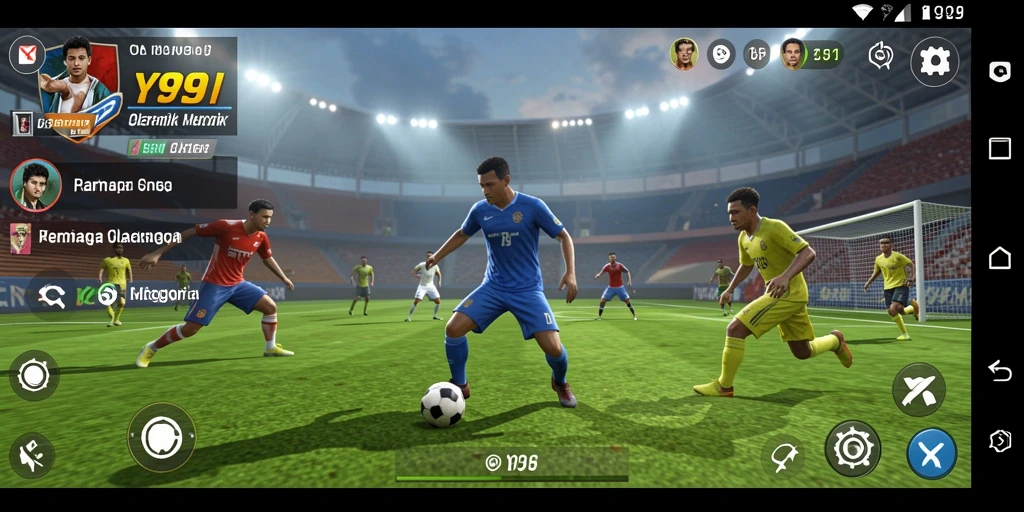 Tampilan gameplay Y89 yang seru dan menarik di dunia olahraga.